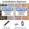 Signmission No Hunting Or Trespassing Without Permission OSHA Notice Sign, Plastic, 14in W x 10in L, 2PK OS-2PACK-NS-P-1014-L-14661 - alternate 7
